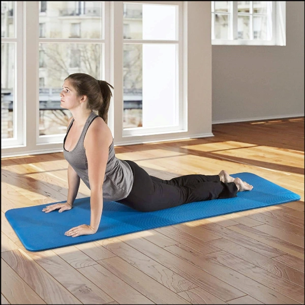 Yoga Mat for Gym Workout & Comfort Yoga Exercise, Meditation with 6mm Thickness, Anti-Slip Yoga Mat for Men & Women Fitness (Multi Color) [MADE IN INDIA] 